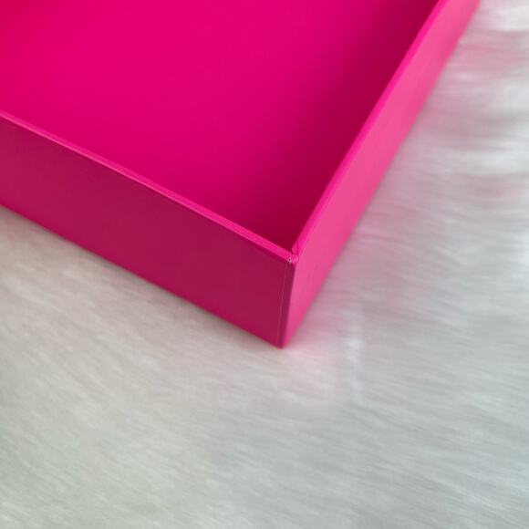 Victoria’s Secret PINK Gift Display Decor Storage Box Silver Holographic Logo - Picture 8 of 16